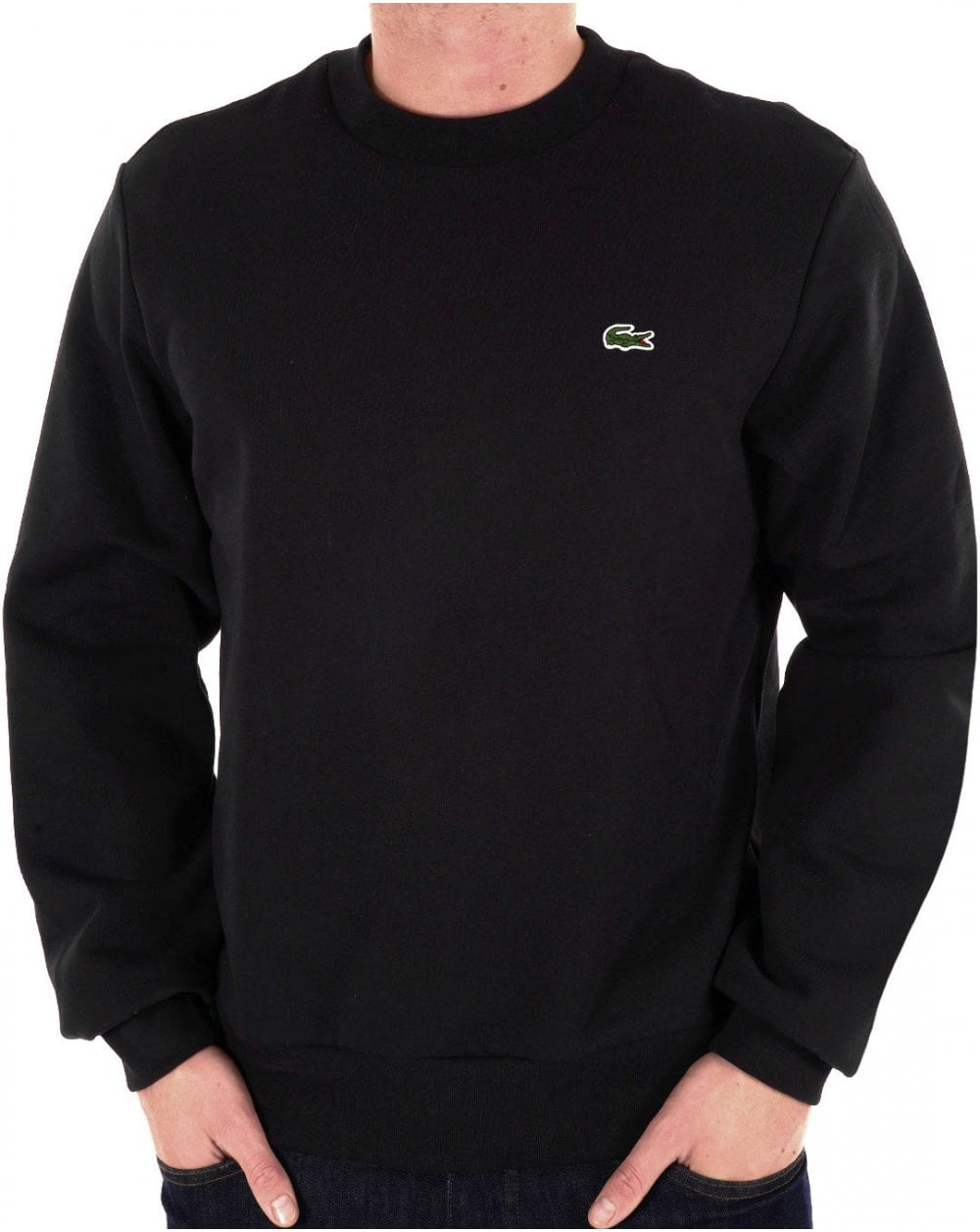 Lacoste Cotton Sweatshirt Black