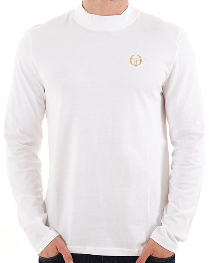 Sergio Tacchini Mock Neck Top White