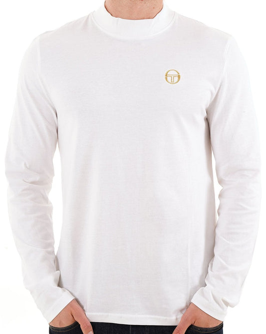 Sergio Tacchini Sergio Tacchini Mock Neck Top White