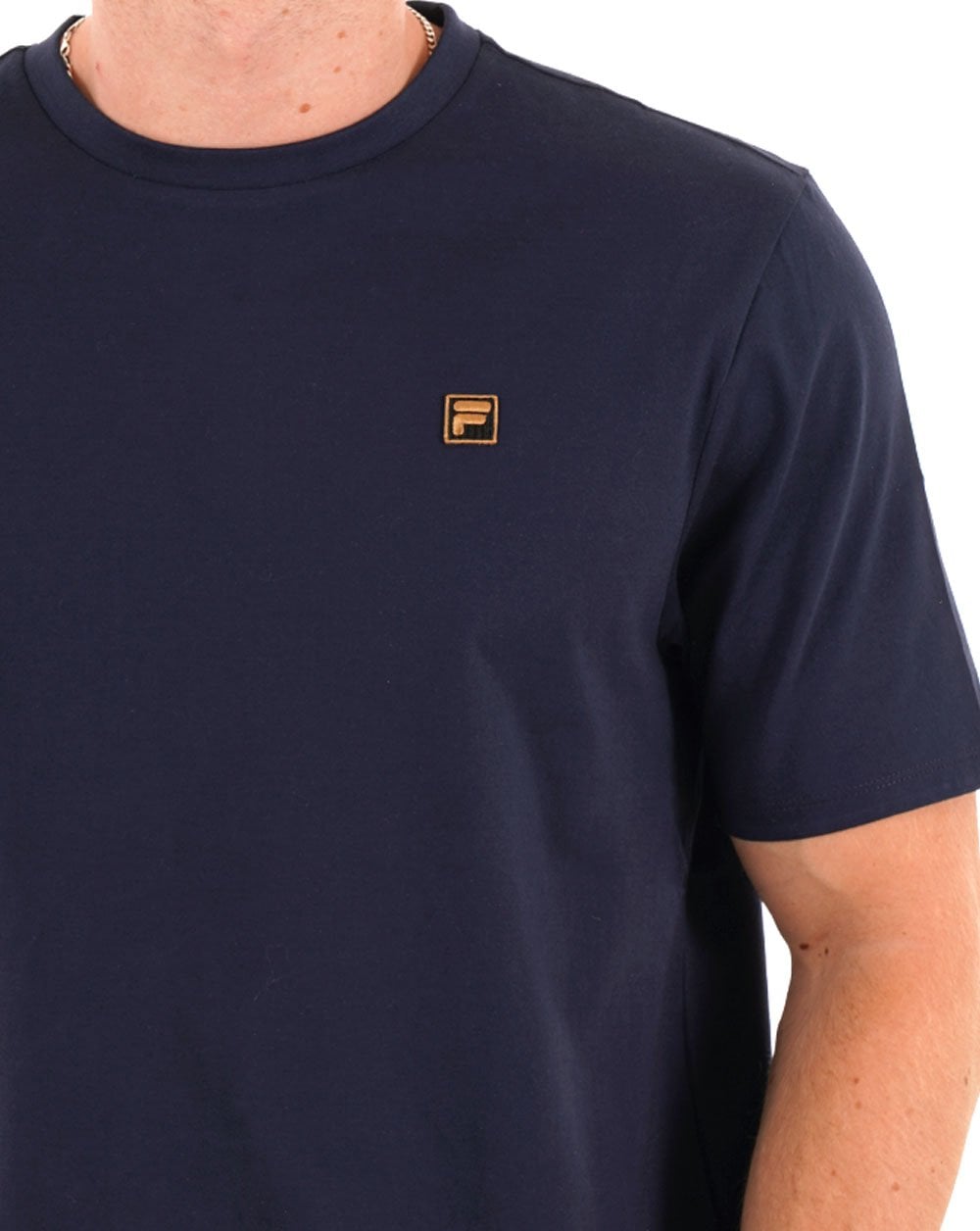 Fila Gold Yaxley T Shirt Dark Navy