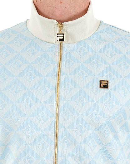 Fila Gold Hank Jacquard Track Top Blue