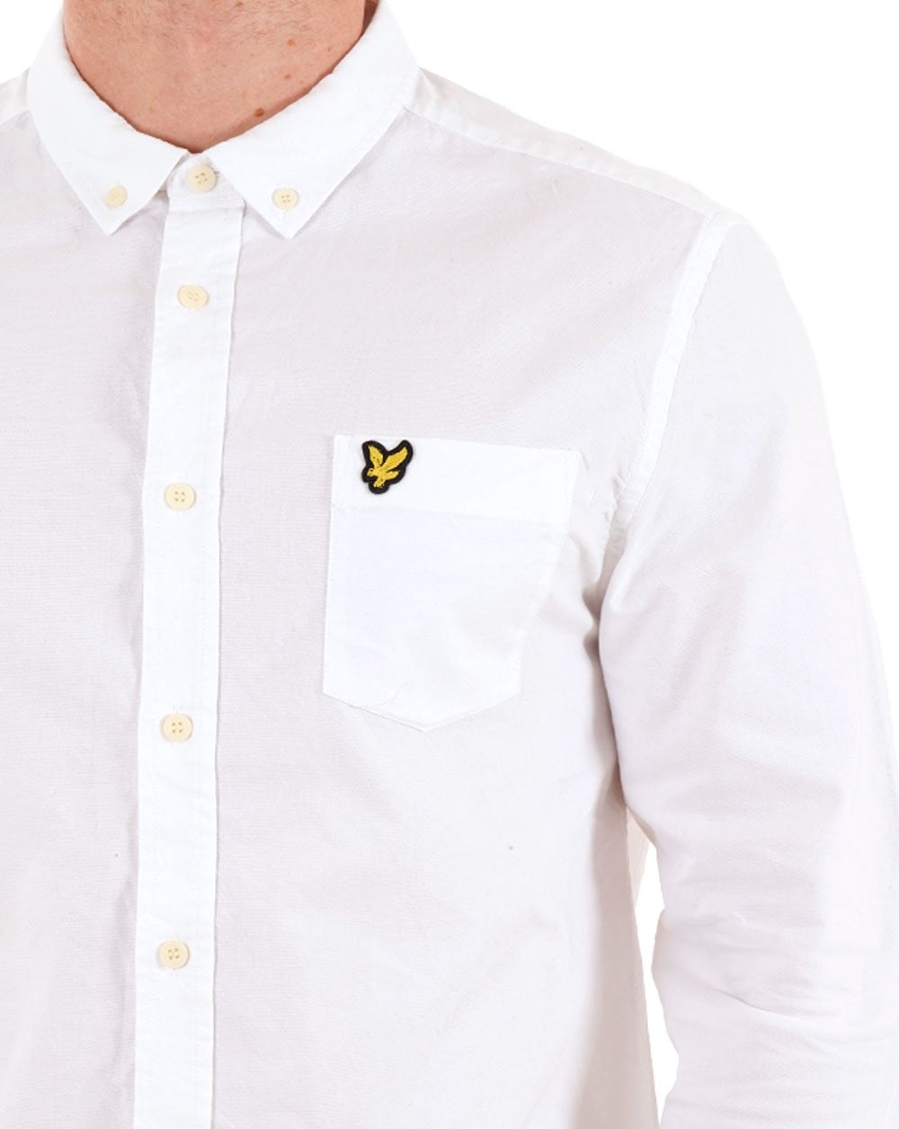 Lyle And Scott Slim Fit Poplin Shirt White