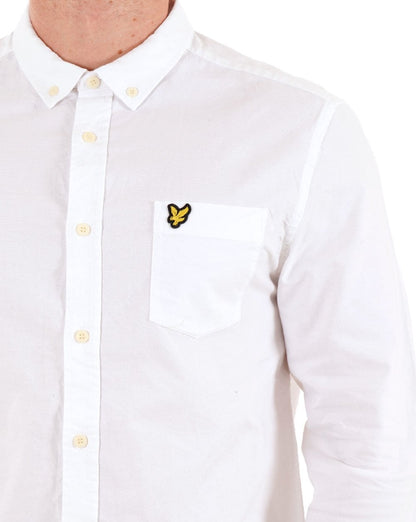 Lyle And Scott Slim Fit Poplin Shirt White