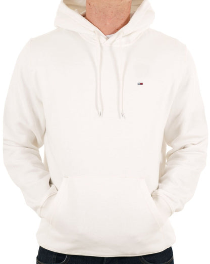 Tommy Jeans Flag Patch Hoodie Ecru