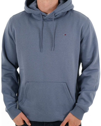 Tommy Jeans Flag Patch Hoodie Blue