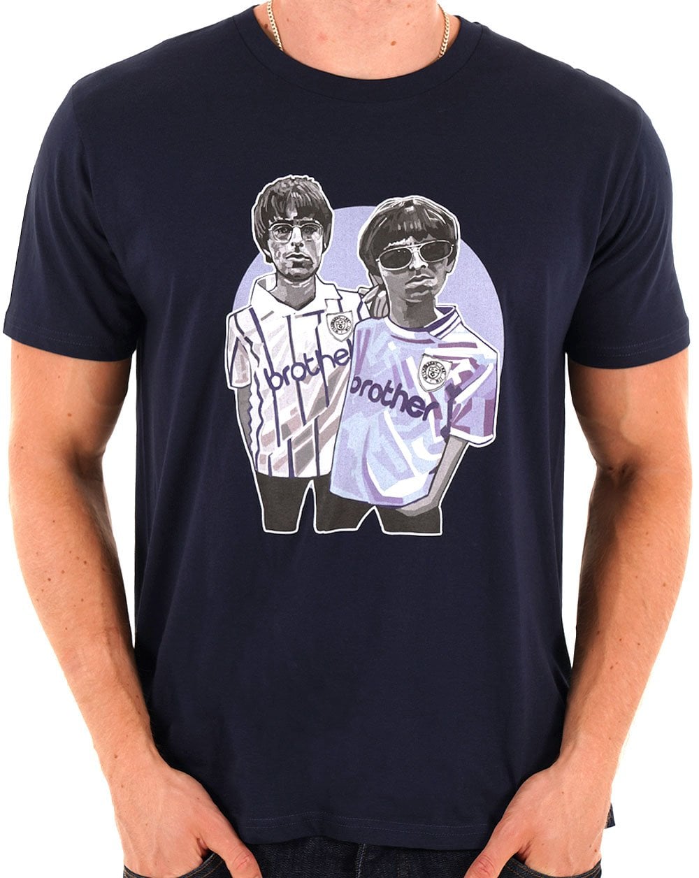 MINTY Brothers T-shirt Navy