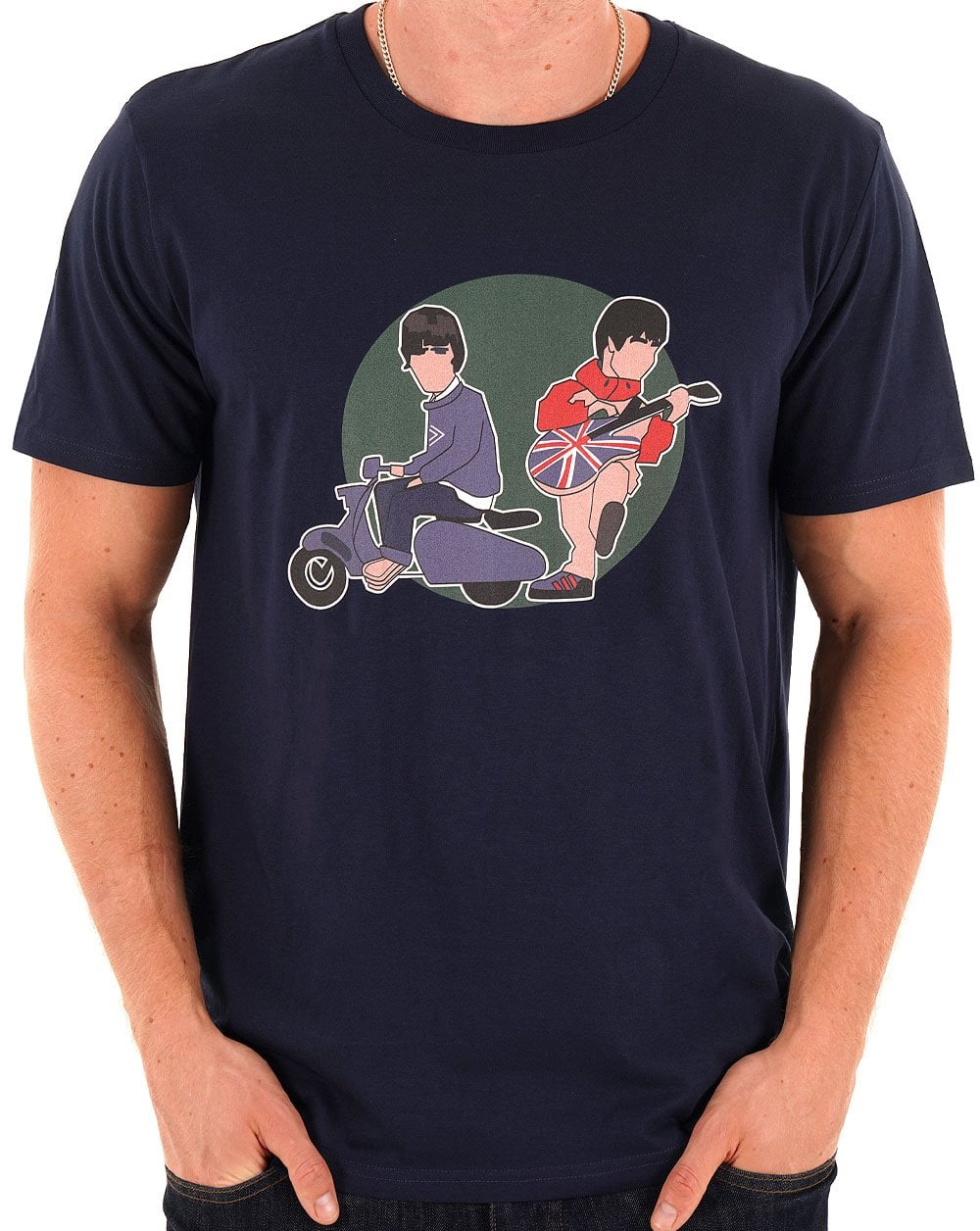 MINTY Rock & Roll Stars T-shirt Navy