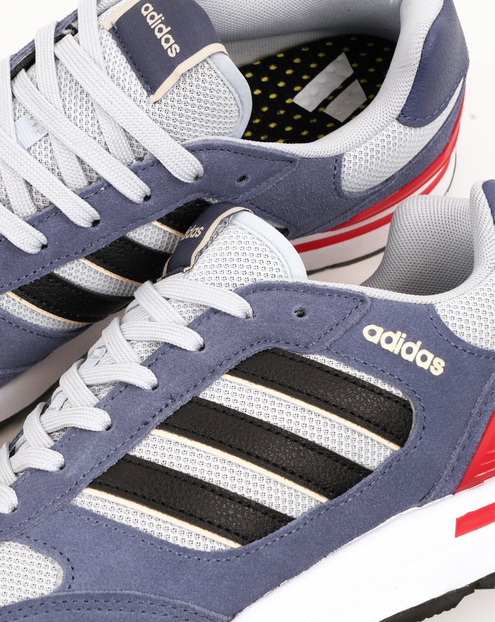 Adidas Run 80s Trainers Mist Blue - Black