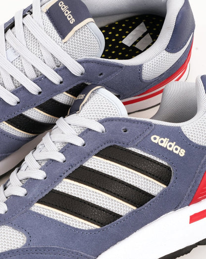 Adidas Run 80s Trainers Mist Blue - Black