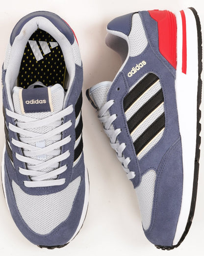 Adidas Run 80s Trainers Mist Blue - Black