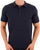 Gabicci Vintage Knitted Polo Shirt Navy