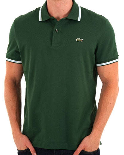Lacoste Tipped Polo Shirt Green