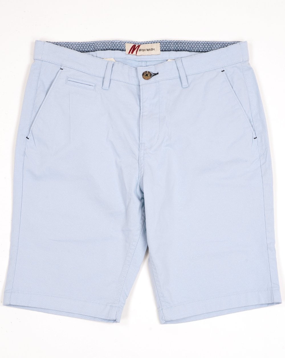 Mish Mash Chino Shorts Sky