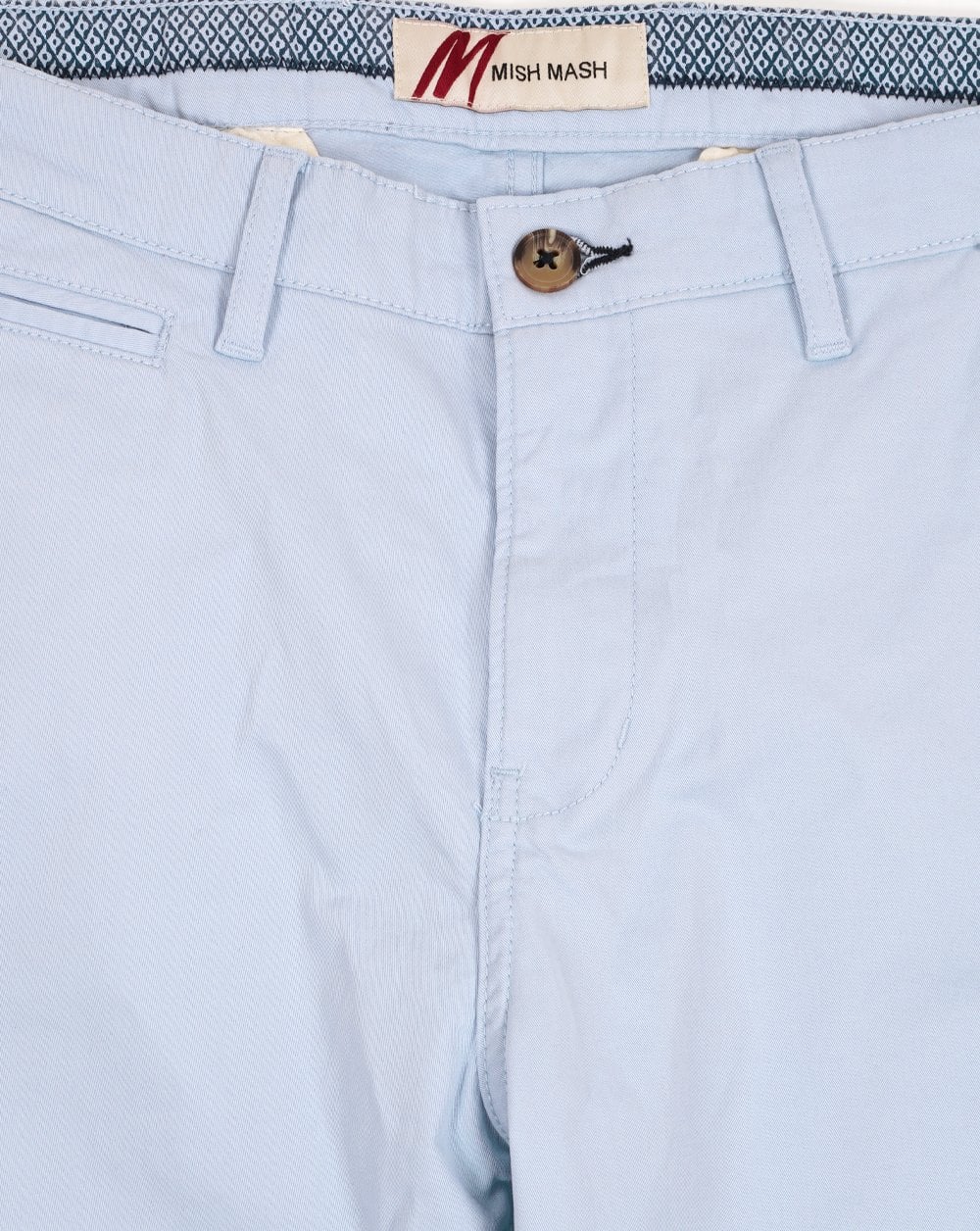 Mish Mash Chino Shorts Sky