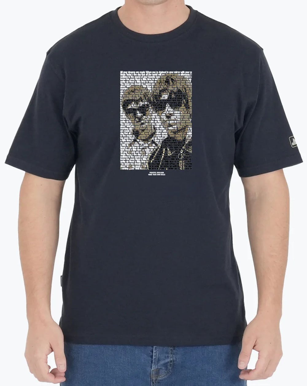 Peaceful Hooligan Brothers T Shirt Navy