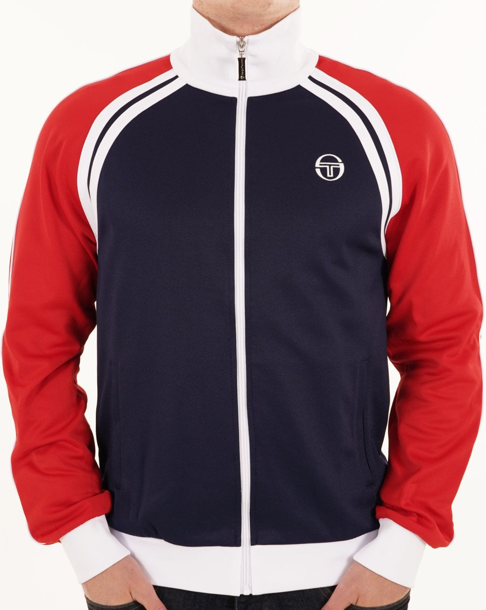 Sergio Tacchini Ghibli Track Top Navy Red