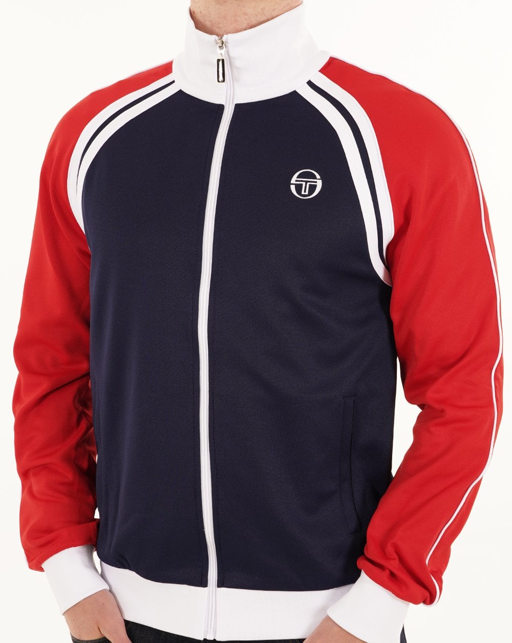 Sergio Tacchini Ghibli Track Top Navy Red