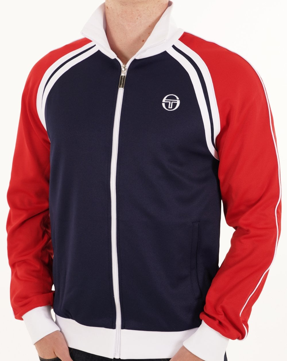 Sergio Tacchini Ghibli Track Top Navy Red