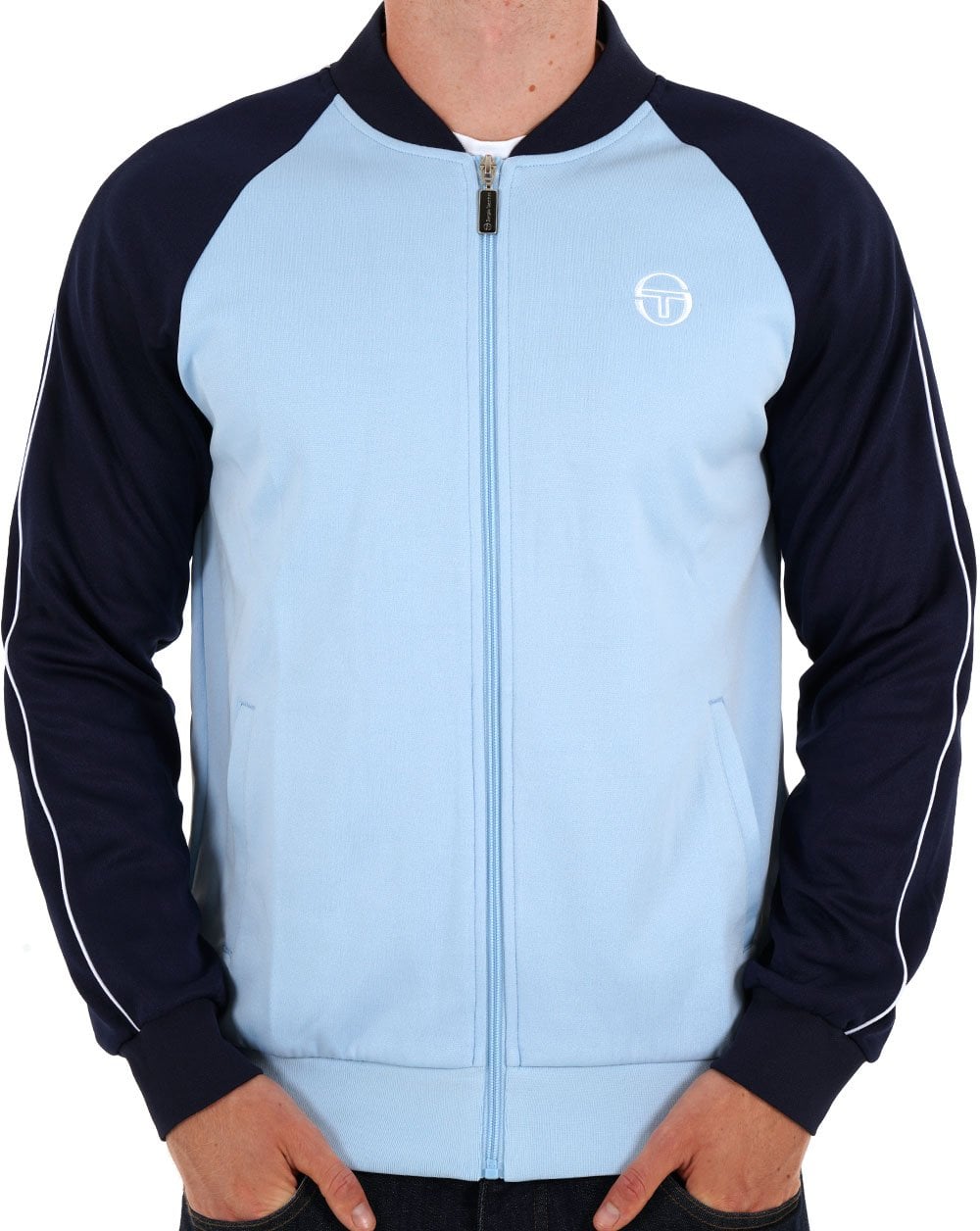 Sergio Tacchini Retro Track Top Sky Navy