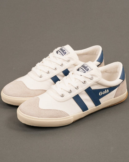 Gola Canvas Suede Trainer White / Navy