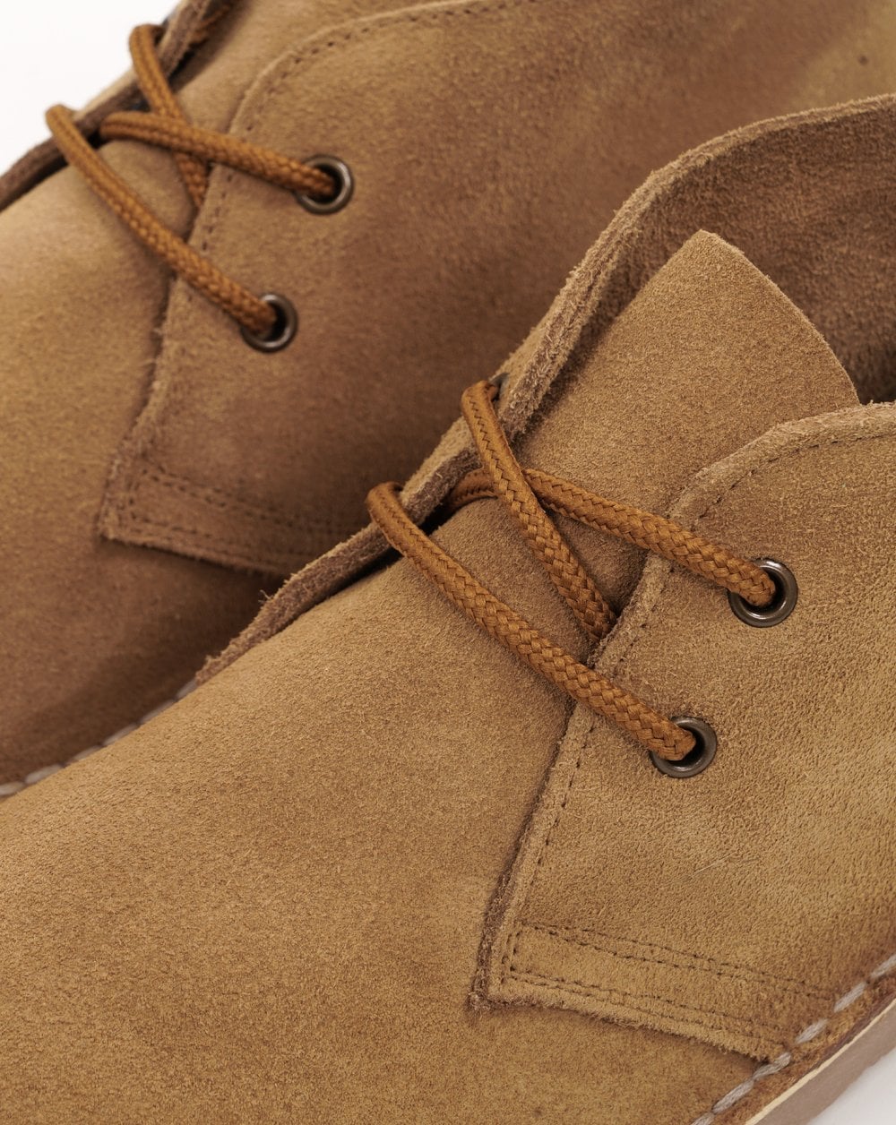 Roamers Iconic Suede Desert Boots Sand