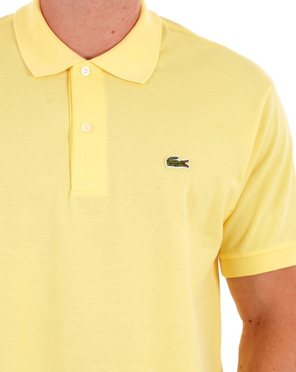 Lacoste Classic Polo Shirt Pastel Yellow