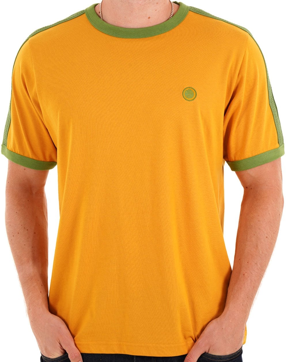Pretty Green Denton T Shirt Yellow