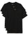 Lacoste Triple Pack Lounge T-Shirts Black