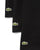 Lacoste Triple Pack Lounge T-Shirts Black
