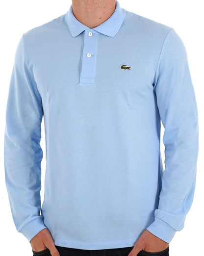 Lacoste Long Sleeve Polo Shirt Sky Blue
