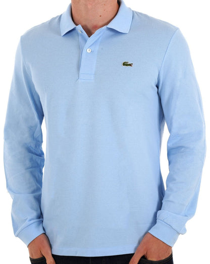 Lacoste Long Sleeve Polo Shirt Sky Blue