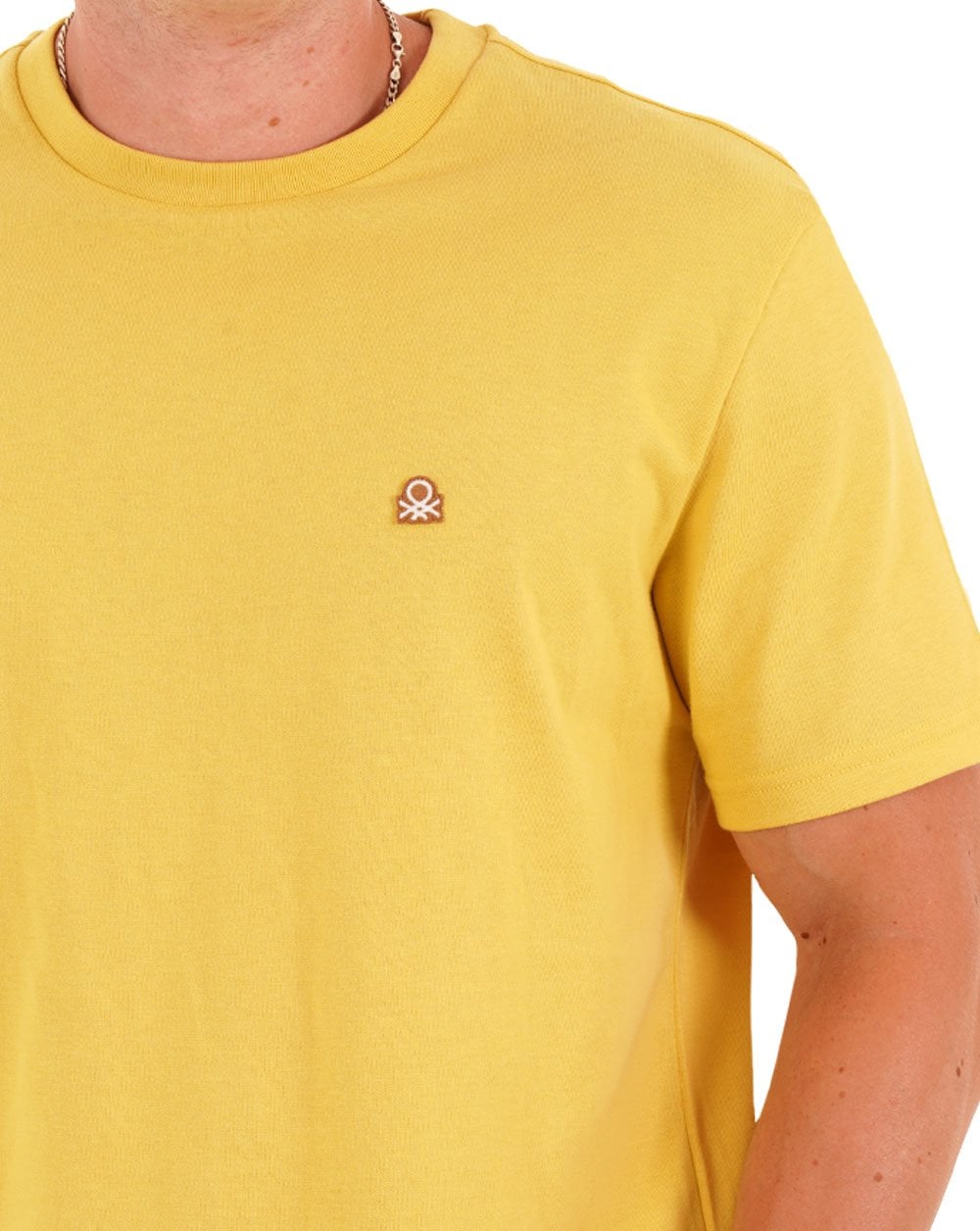 Benetton Small Logo T-shirt Amber