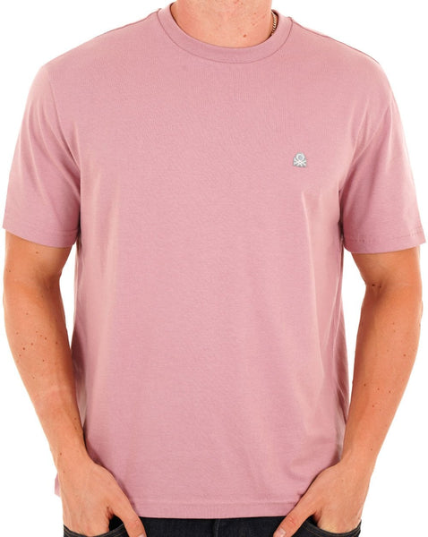 Benetton Small Logo T-shirt Dusty Rose