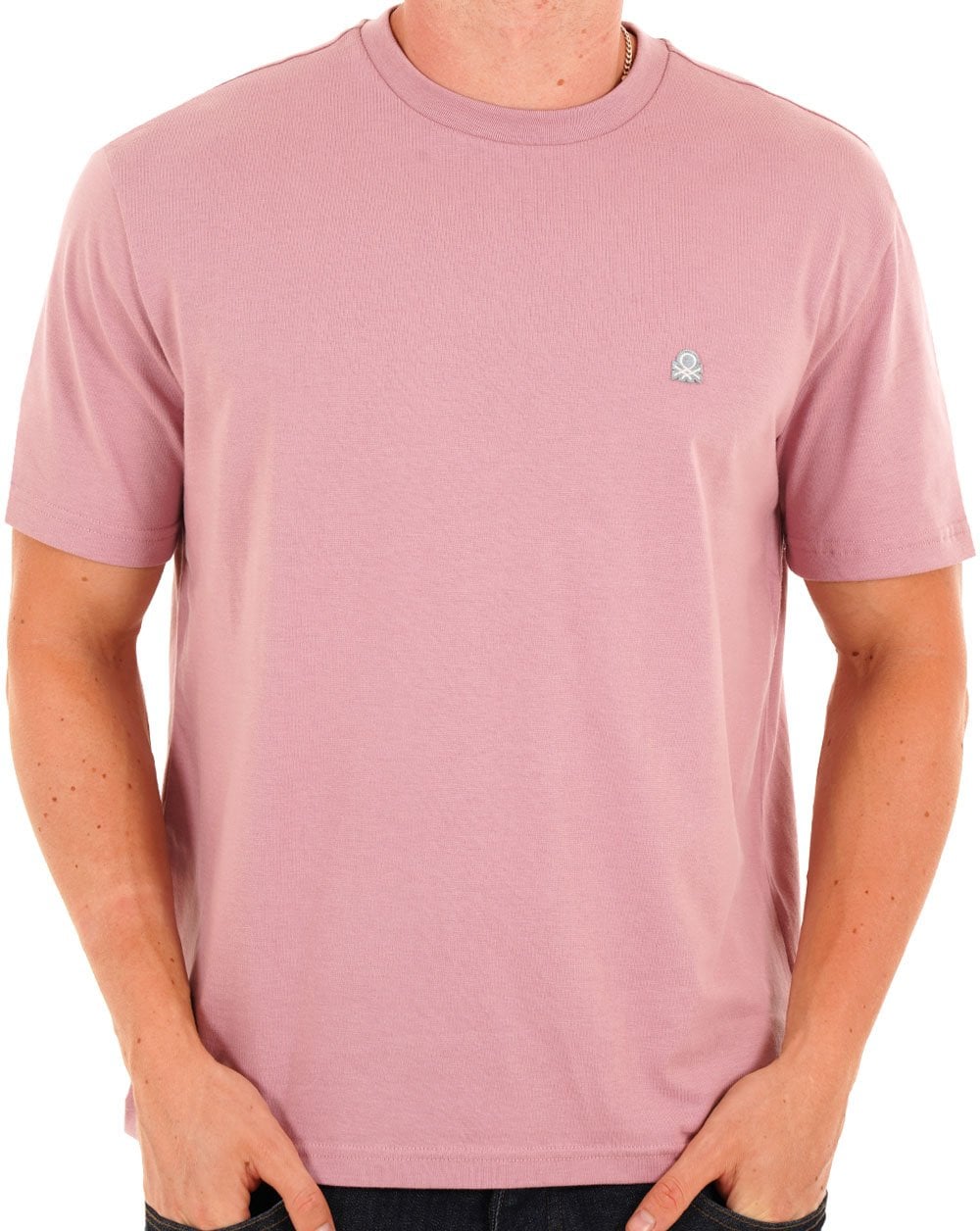 Benetton Small Logo T-shirt Dusty Rose