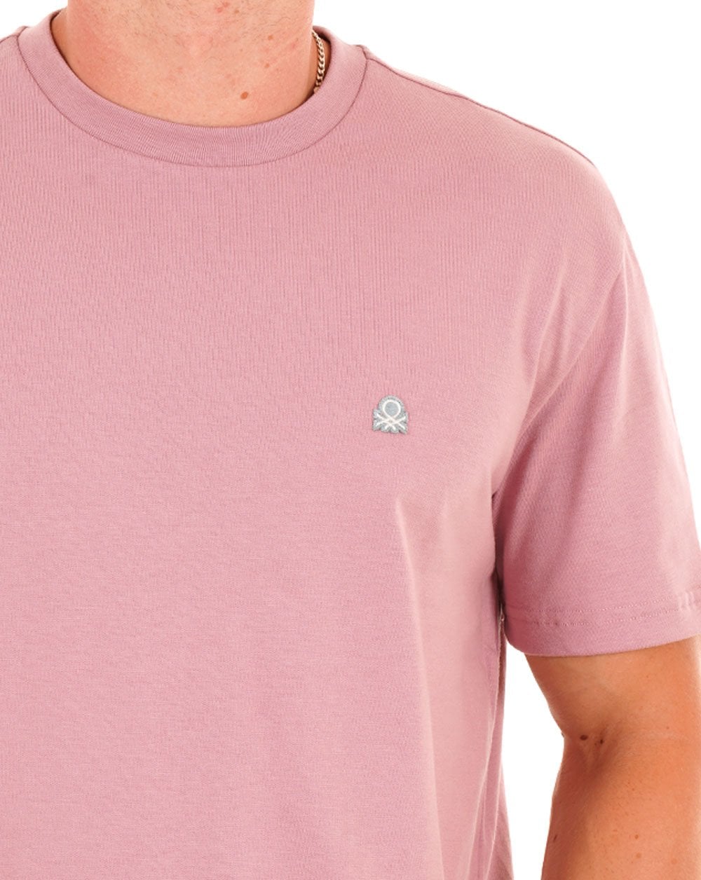 Benetton Small Logo T-shirt Dusty Rose