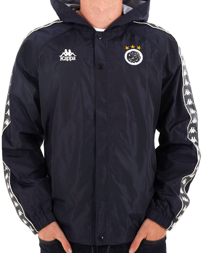 Pretty Green X Kappa Maine Road Hooded Jacket Navy