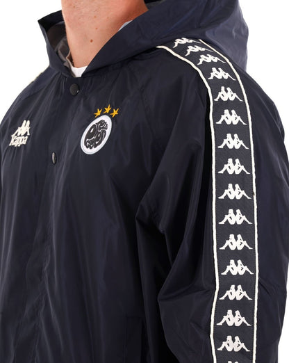 Pretty Green X Kappa Maine Road Hooded Jacket Navy