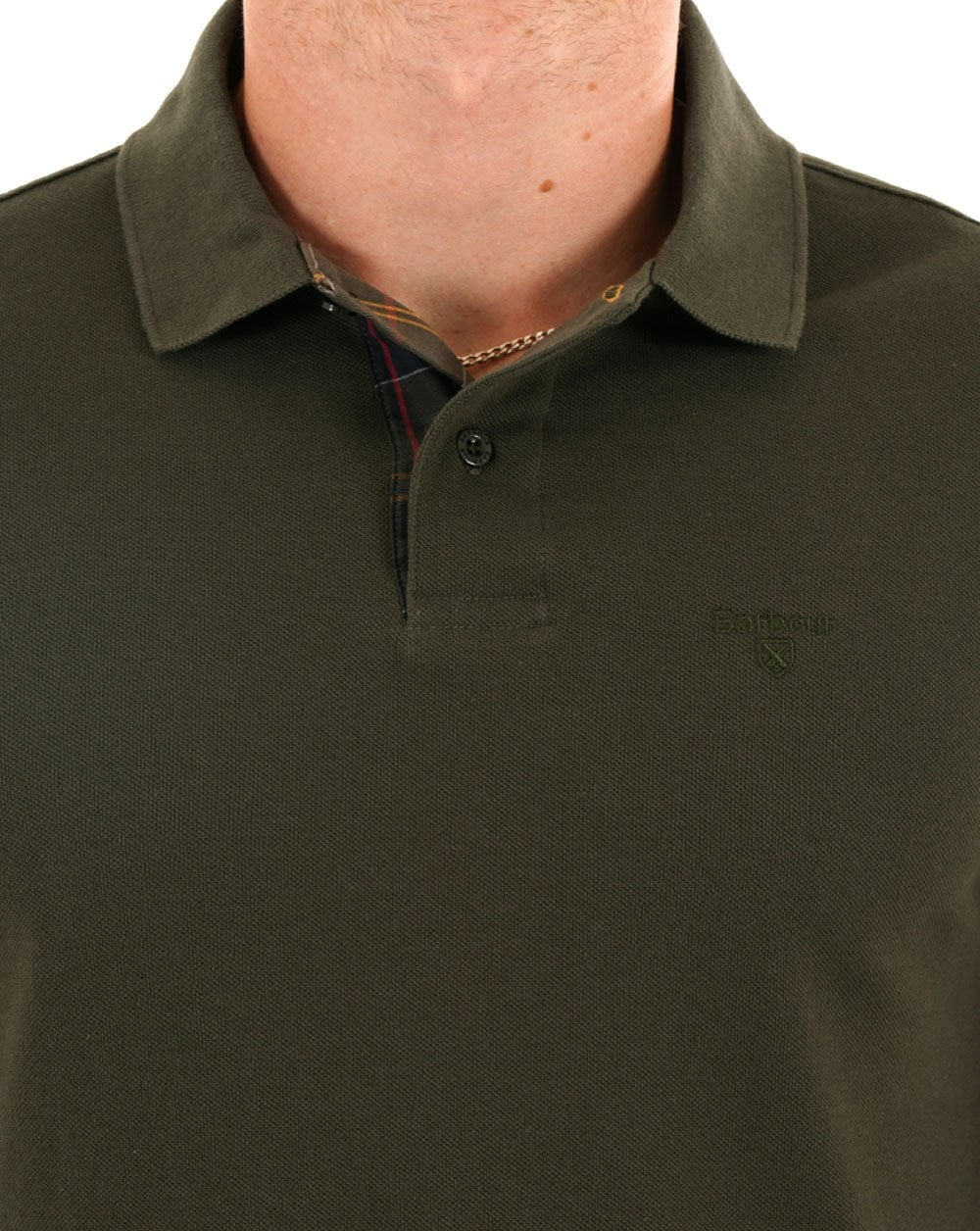 Barbour Long Sleeve Sport Polo Green