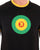 Trojan Target Ringer T Shirt Black