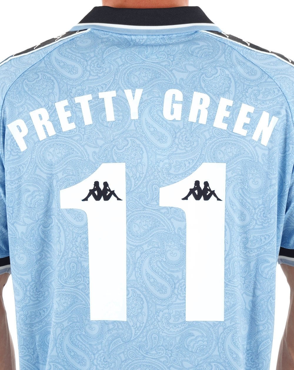 Pretty Green X Kappa Maine Road Football Top Blue
