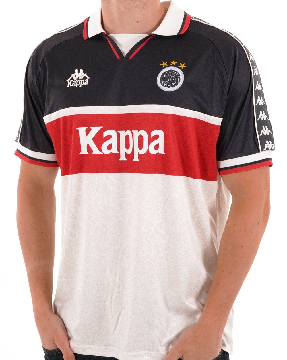 Pretty Green X Kappa Maine Road Football Top White