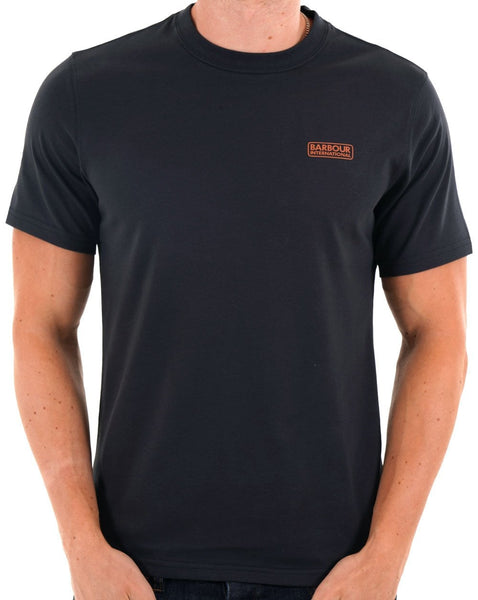 Barbour International Small Logo T Shirt Dark Navy