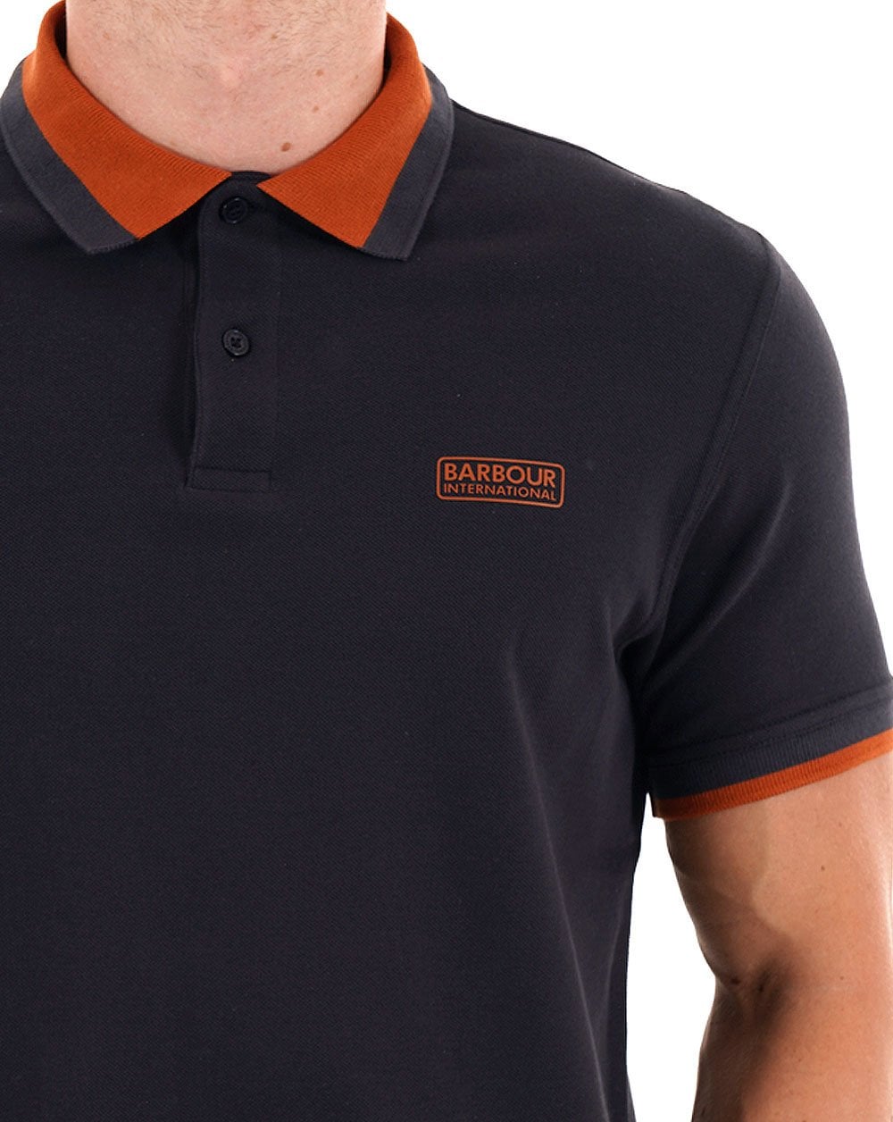 Barbour International Amped Polo Shirt Dark Navy