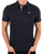 Barbour Tartan Pique Polo Shirt Navy