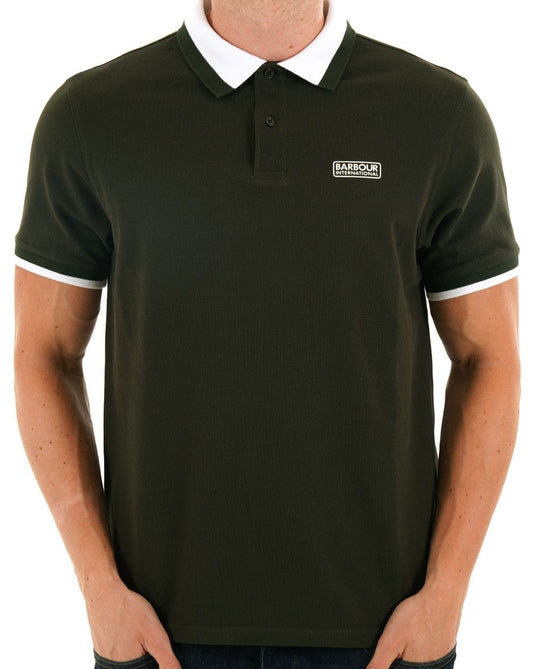 Barbour International Amped Polo Shirt Sage