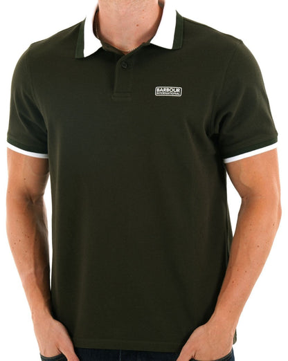 Barbour International Amped Polo Shirt Sage