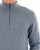 Barbour Cotton Half Zip Knit Bluestone