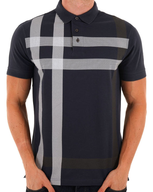 Barbour Blaine Polo Navy/White