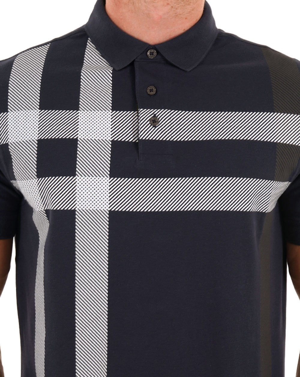 Barbour Blaine Polo Navy/White
