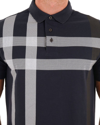 Barbour Blaine Polo Navy/White